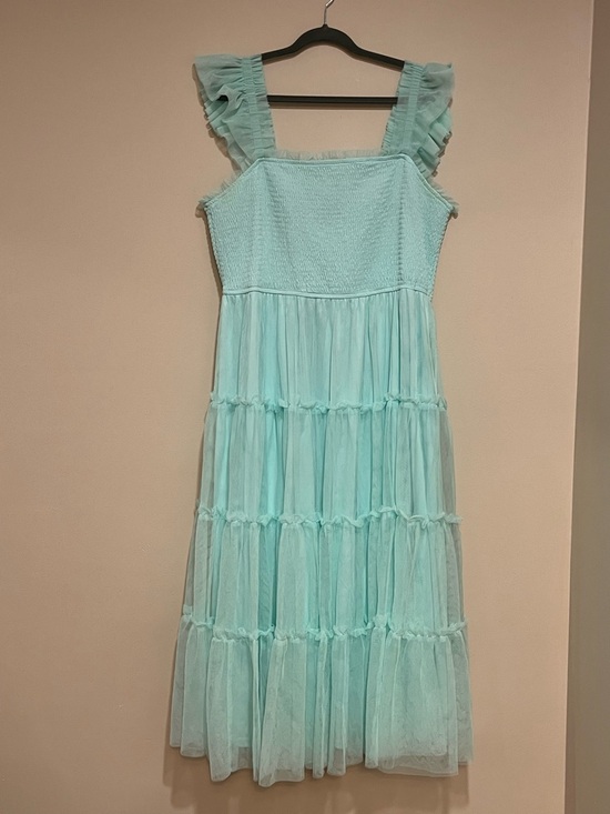 ARULA Dresses & Skirts - Arula | Smocked Maxi sundress w/layered ruffles and tulle Womens size C 22/24 3X